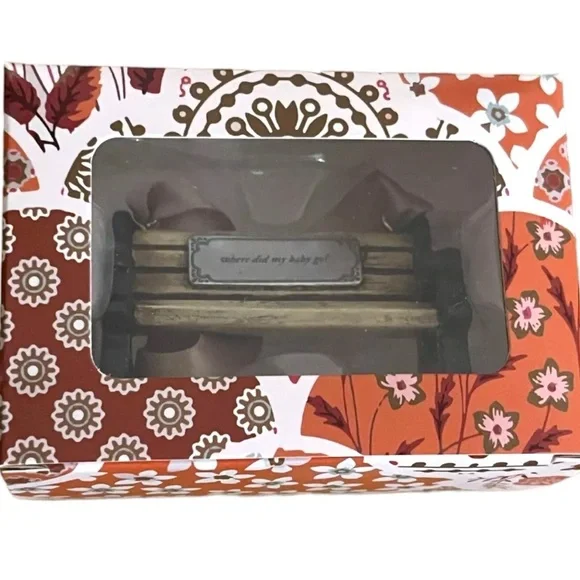 Taylor Swift EVERMORE Coney Island Bench Ornament WHERE DID MY BABY GO NWT /BOX‌ - Picture 3 of 3